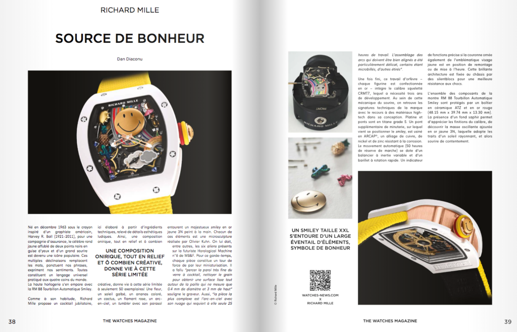 intérieur de the watches magazine