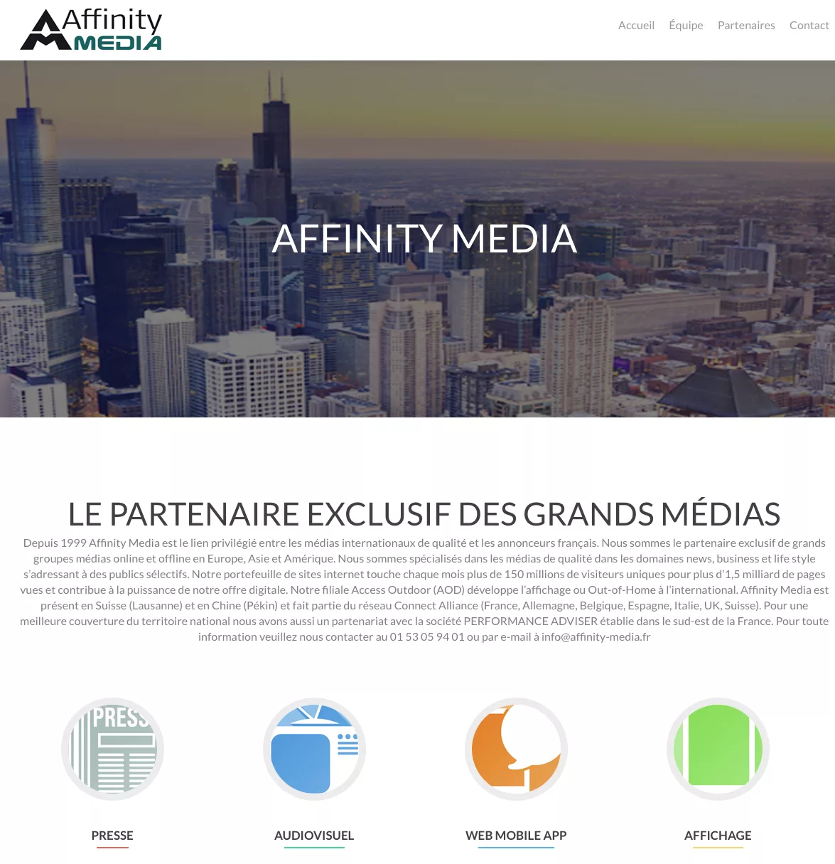 Traduction multilingue pour Affinity Média