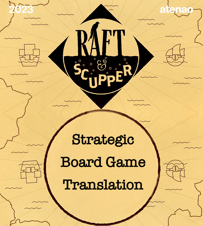 Traduction du jeu de société « Raft & Scupper »