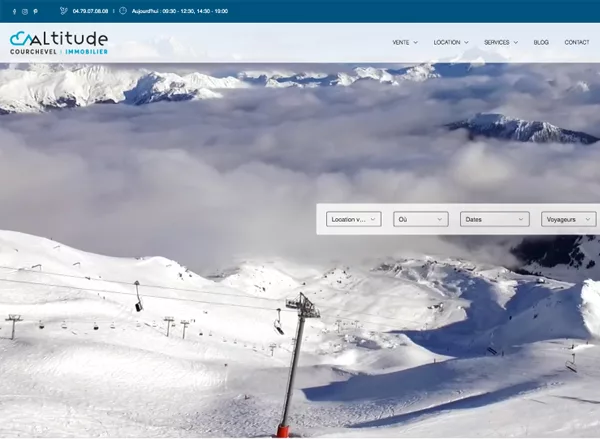 traduction immobilier pour Altitude Courchevel et Seloger